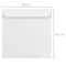 JAM Paper 10.5" White Square Invitation Envelopes 25ct.